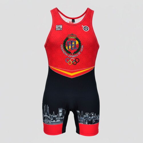 MALLOT LUCHA DAN FELODA CELIDONIA ROJO TB
