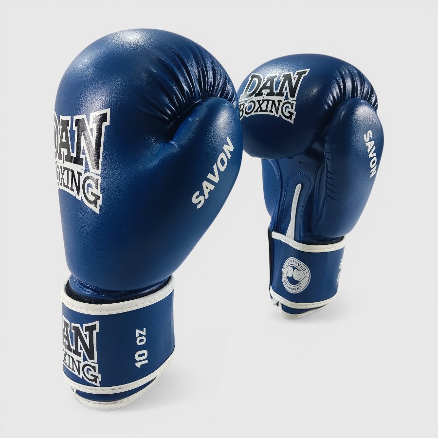 GUANTES DAN BOXING SAVON AMATEUR AZUL - Imagen 2