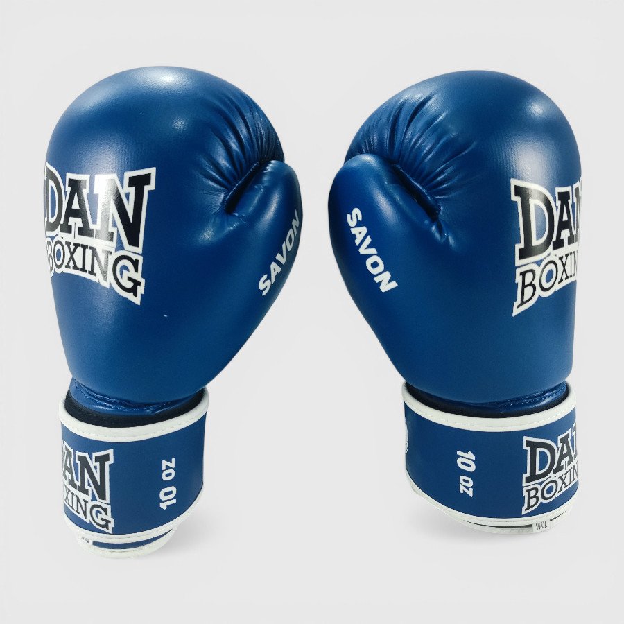 GUANTES DAN BOXING SAVON AMATEUR AZUL - Imagen 4