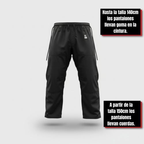 PANTALON KIMONO DANSports MUYESHINBO NEGRO PANTALON KIMONO DANSports MUYESHINBO NEGRO
