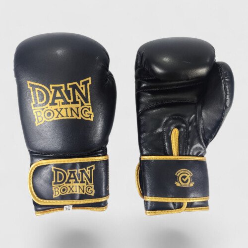 GUANTES DANboxing SPANGER NEGRO/DORADO
