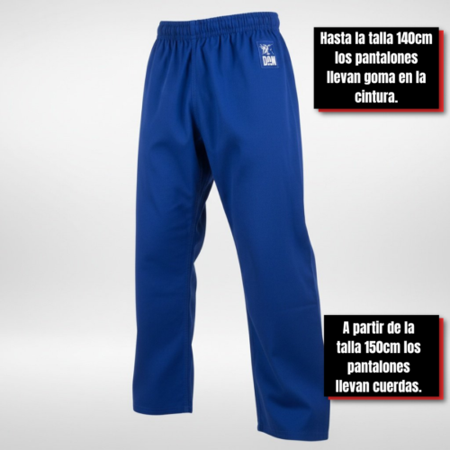PANTALON KIMONO DANSports MUYESHINBO AZUL PANTALON KIMONO DANSports MUYESHINBO AZUL