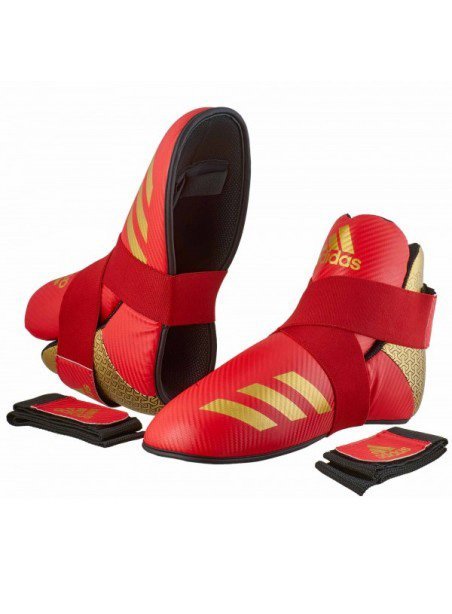 BOTIN ADIDAS WAKO PRO ROJO/DORADO