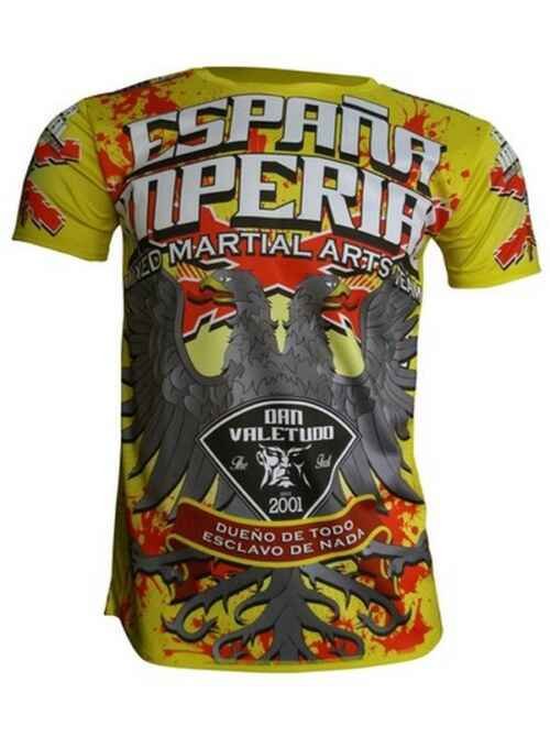 CAMISETA DAN ESPAÑA IMPERIAL BIG FACE AMARILLA DRY FIT FS