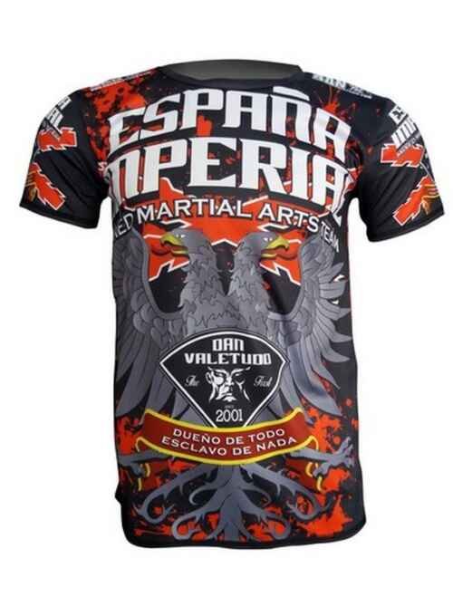 CAMISETA DAN ESPAÑA IMPERIAL BIG FACE NEGRA DRY FIT FS