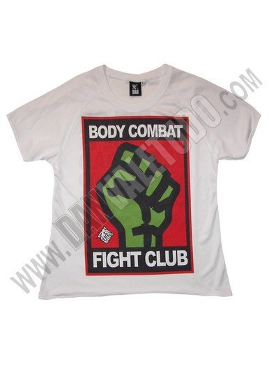 CAMISETA FEMENINA DAN BODY COMBAT FIGHT CLUB TECNIC