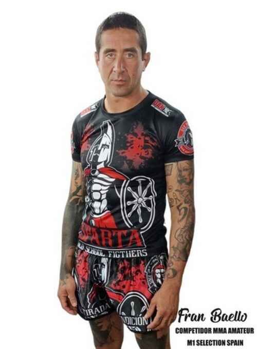 CAMISETA DAN SPARTA OLD SCHOOL FIGHTERS DRY FIT