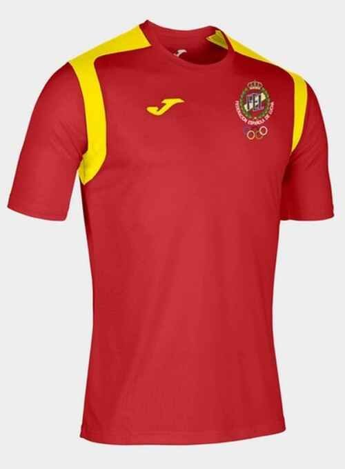 CAMISETA JOMA FELODA CHAMPIONSHIP V  ROJO/AMARILLO