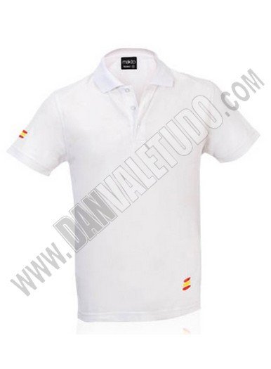 POLO MAKITO TECNIC BANDERA BLANCO