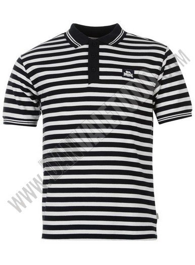 POLO LONSDALE YARN STRIPED NAVY/WHYTE