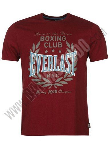 CAMISETA EVERLAST HTG BURGUNDY