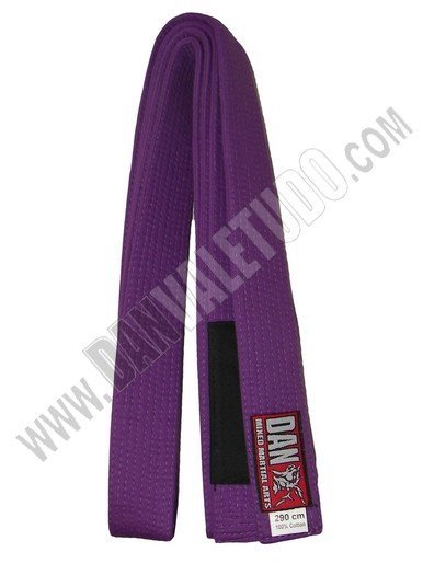 CINTURON BJJ DAN COLOR MORADO VT