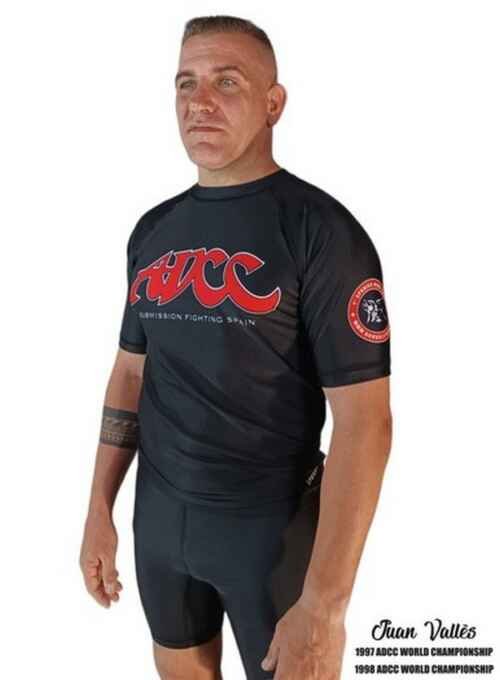 CAMISETA ELASTICA DANvaletudo ADCC SPERRY NEGRA