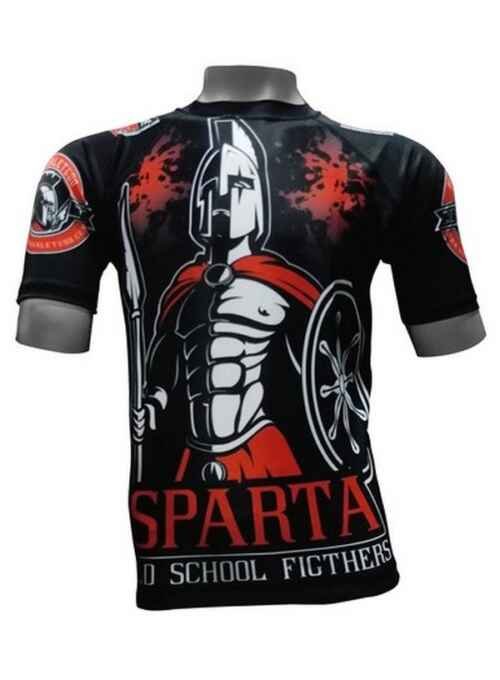 CAMISETA ELASTICA DAN SPARTA OLD SCHOOL FIGHTERS