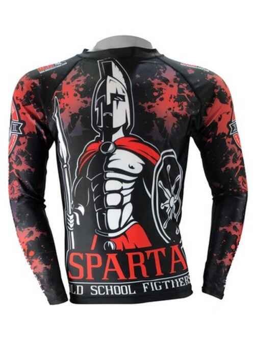 CAMISETA ELASTICA MANGA LARGA DAN SPARTA OLD SCHOOL FIGHTERS