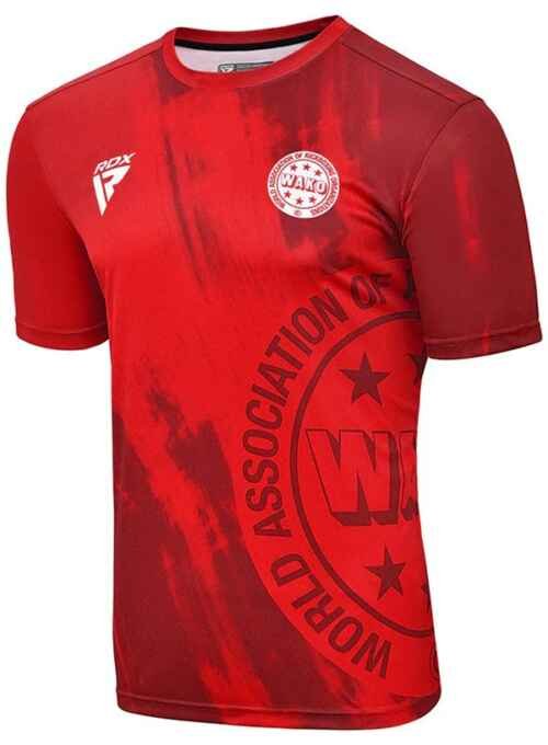 CAMISETA RDX T1 WAKO ROJA