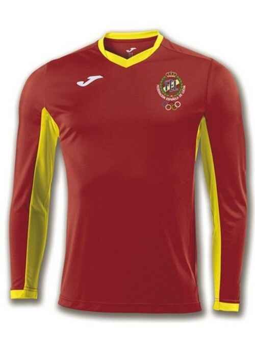 CAMISETA M/L JOMA CHAMPION IV ROJO/AMARILLO FELODA