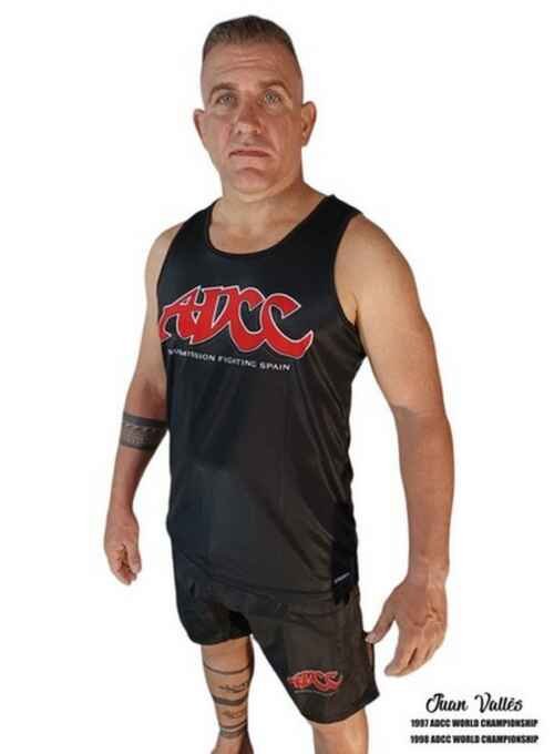 CAMISETA TIRANTES DANvaletudo ADCC SPERRY NEGRA DRY FIT