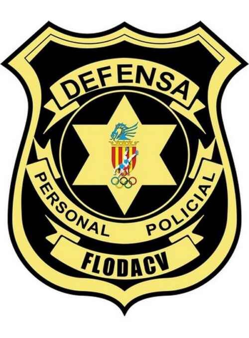 PARCHE DEFENSA PERSONAL POLICIAL FEDERACION VALENCIANA DE LUCHA SUBLIMADO 8x10cm