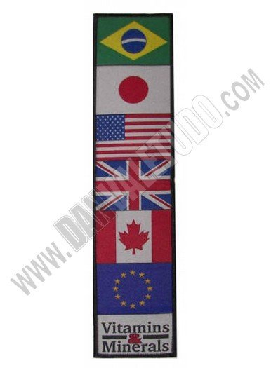 PARCHE V&M FLAGS (PAR) 6x26cm