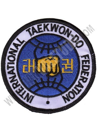 ESCUDO TAEKWONDO I.T.F. (INTERNATIONAL TAEKWONDO FEDERATION)