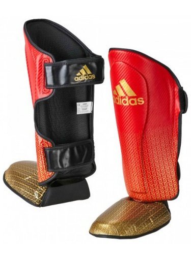 ESPINILLERAS ADIDAS PRO WAKO ROJO/DORADO