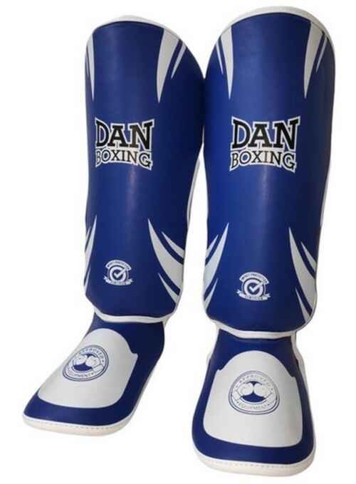 ESPINILLERAS DANboxing  ANDY AZUL/BLANCO PG