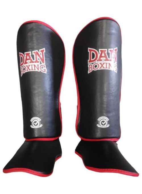 ESPINILLERAS DANboxing  TADASHI NEGRO/ROJO PG