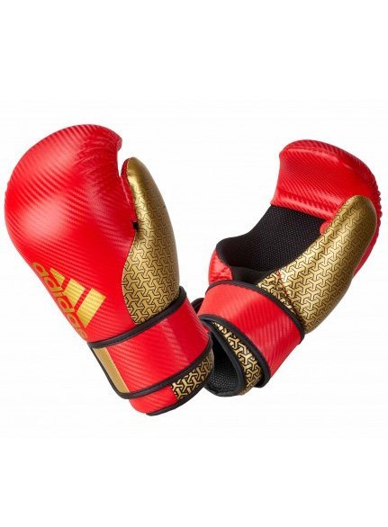 GUANTES ADIDAS POINT FIGHTING PRO WAKO ROJO/DORADO