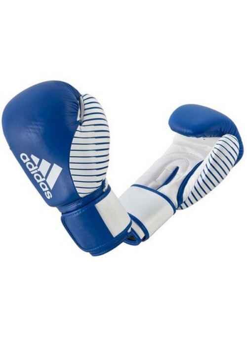 GUANTES ADIDAS KICK BOXING WAKO COMPETICION AZUL/BLANCO