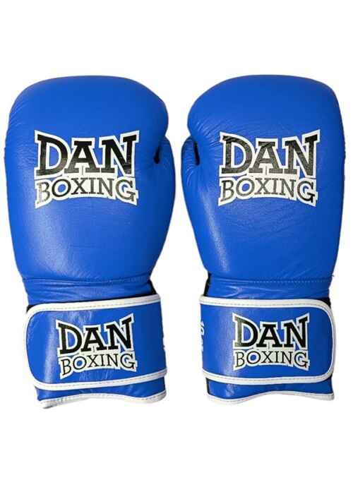 GUANTES DANboxing EVANGELISTA PIEL AZUL