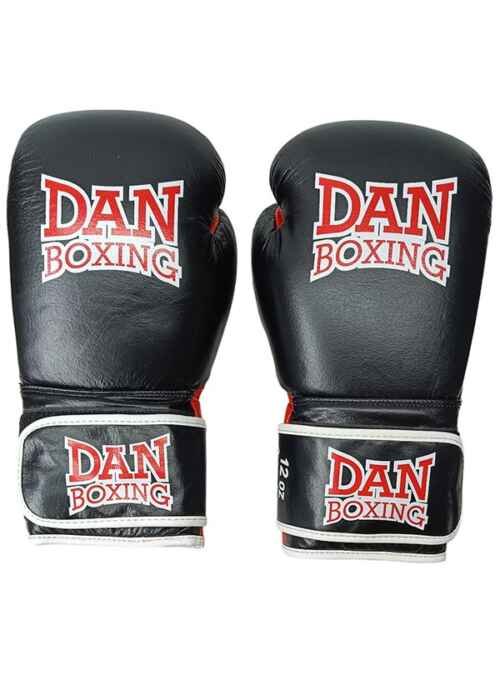 GUANTES DANboxing EVANGELISTA PIEL NEGRO