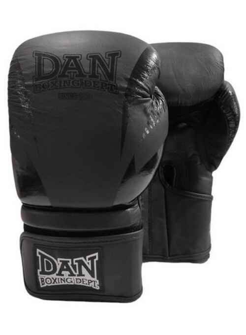 GUANTES DAN BOXING MASATO PIEL NEGRO/NEGRO