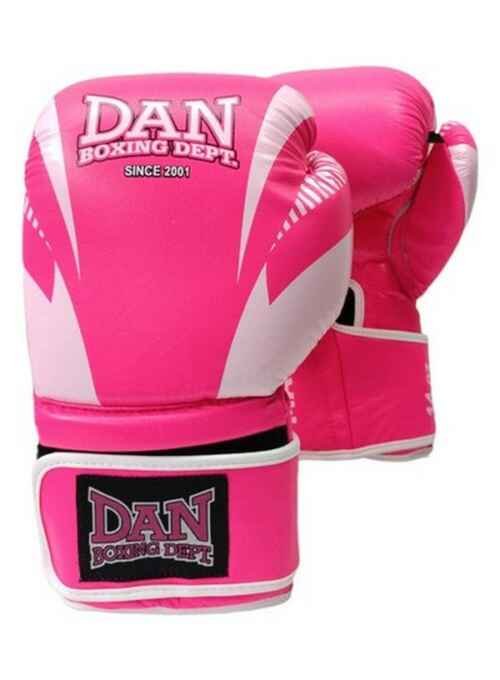 GUANTES DAN BOXING MASATO PIEL ROSA/BLANCO