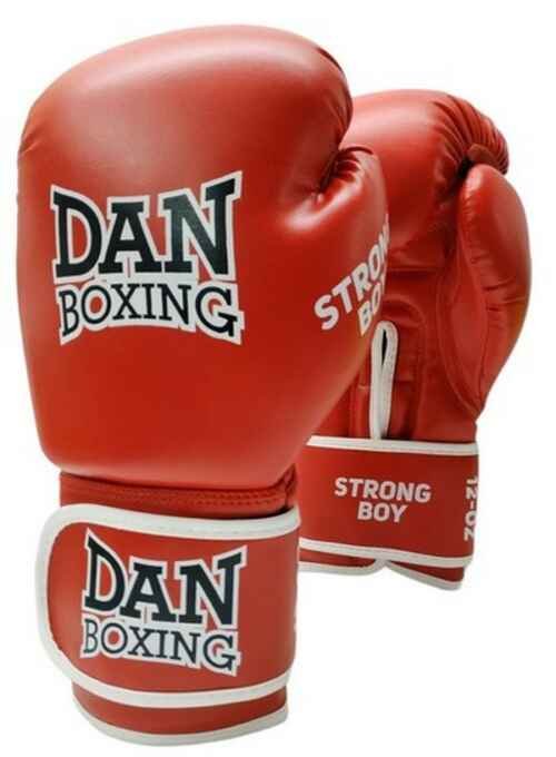 GUANTES DAN STRONG BOY ROJO/BLANCO