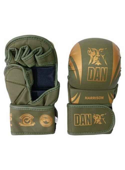 GUANTILLAS MMA DAN HARRISON VERDE/DORADA