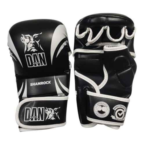 GUANTILLAS MMA DAN SHAMROCK NEGRO/BLANCO