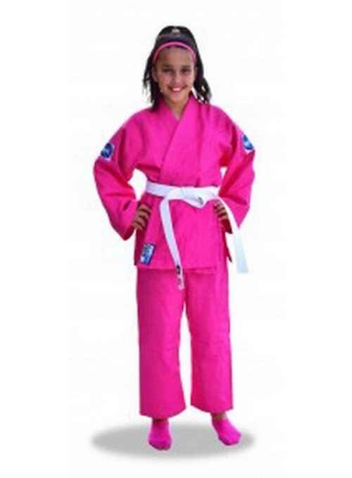 KIMONO INFANTIL NKL BASIC TRAINING KIDS ROSA 300GR