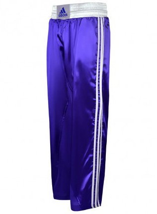 PANTALON LARGO ADIDAS KICK BOXING AZUL/BLANCO