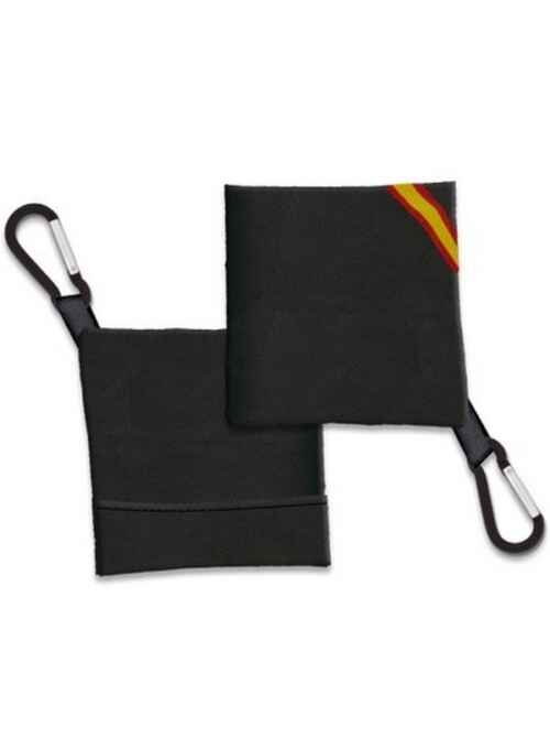 PORTA MASCARILLA TNT CON BANDERA NEGRO