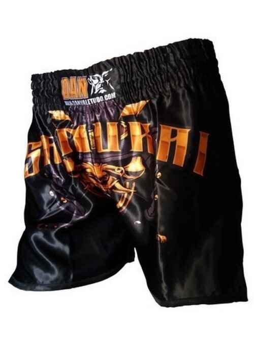 PANTALON DAN MUAY THAI SAMURAI ORANGE