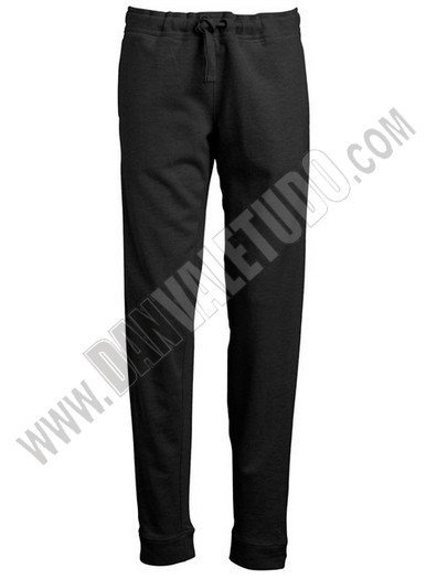 PANTALON CHANDAL FELPA PLUS NEGRO