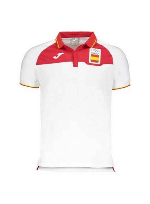 POLO JOMA OFICIAL DE PASEO ESPAÑA COE BLANCO/ROJO