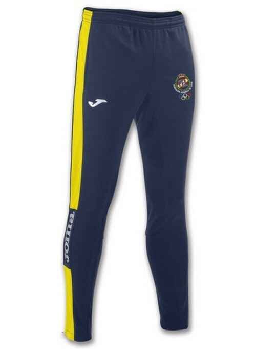 PANTALON LARGO JOMA CHAMPION IV MARINO-AMARILLO FELODA