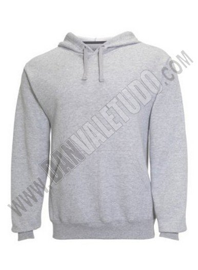 SUDADERA CAPUCHA FELPA TECNICA PLUS GRIS