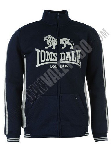 SUDADERA CREMALLERA LONSDALE 2S NAVY/GREY