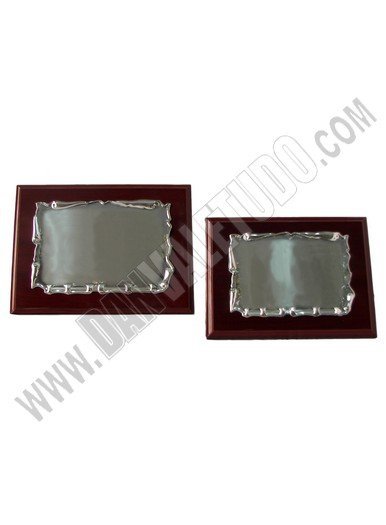 PLACA GRANDE DE ALUMINIO 28x24cm