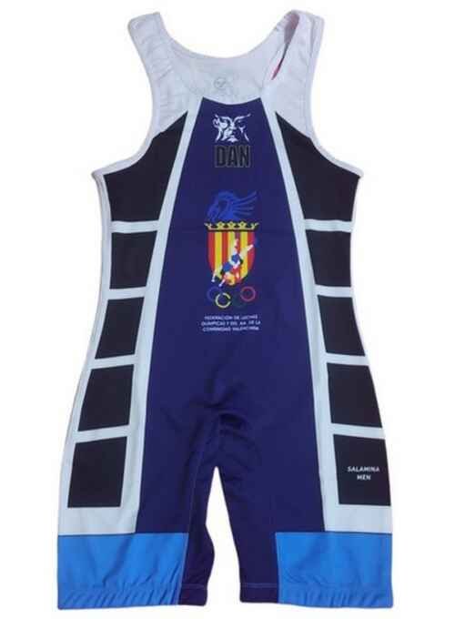 MALLOT LUCHA DANsports FVL SALAMINA MEN AZUL