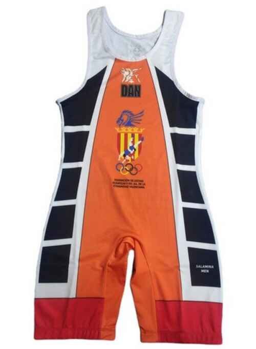 MALLOT LUCHA DANsports FVL SALAMINA MEN NARANJA