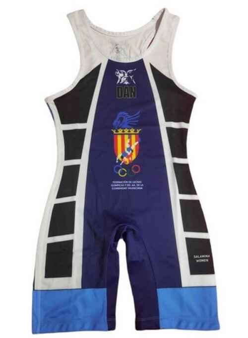 MALLOT LUCHA FEMENINO DANsports FVL SALAMINA AZUL